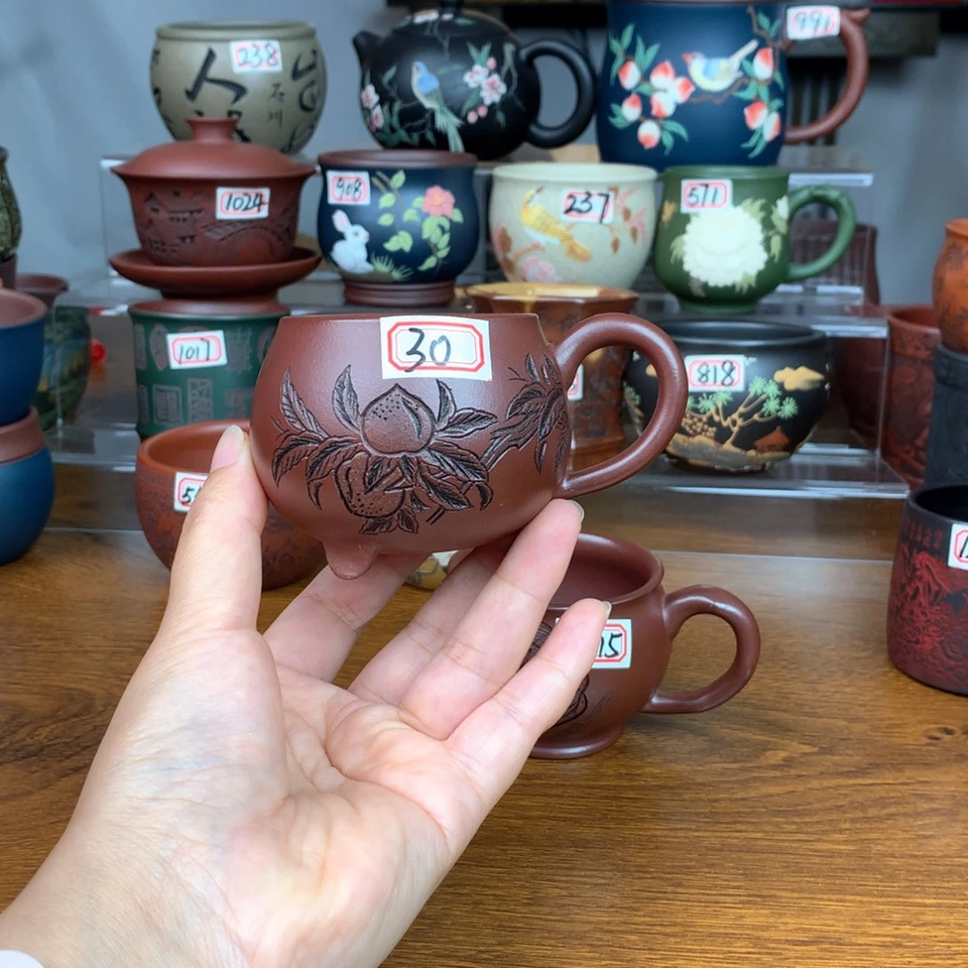 茶杯紫砂宜兴紫砂茶具