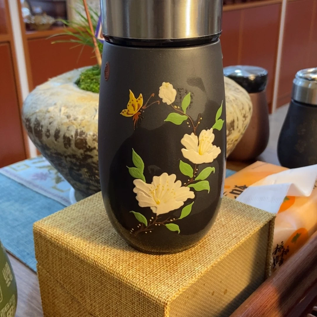 紫砂花盆紫砂办公杯