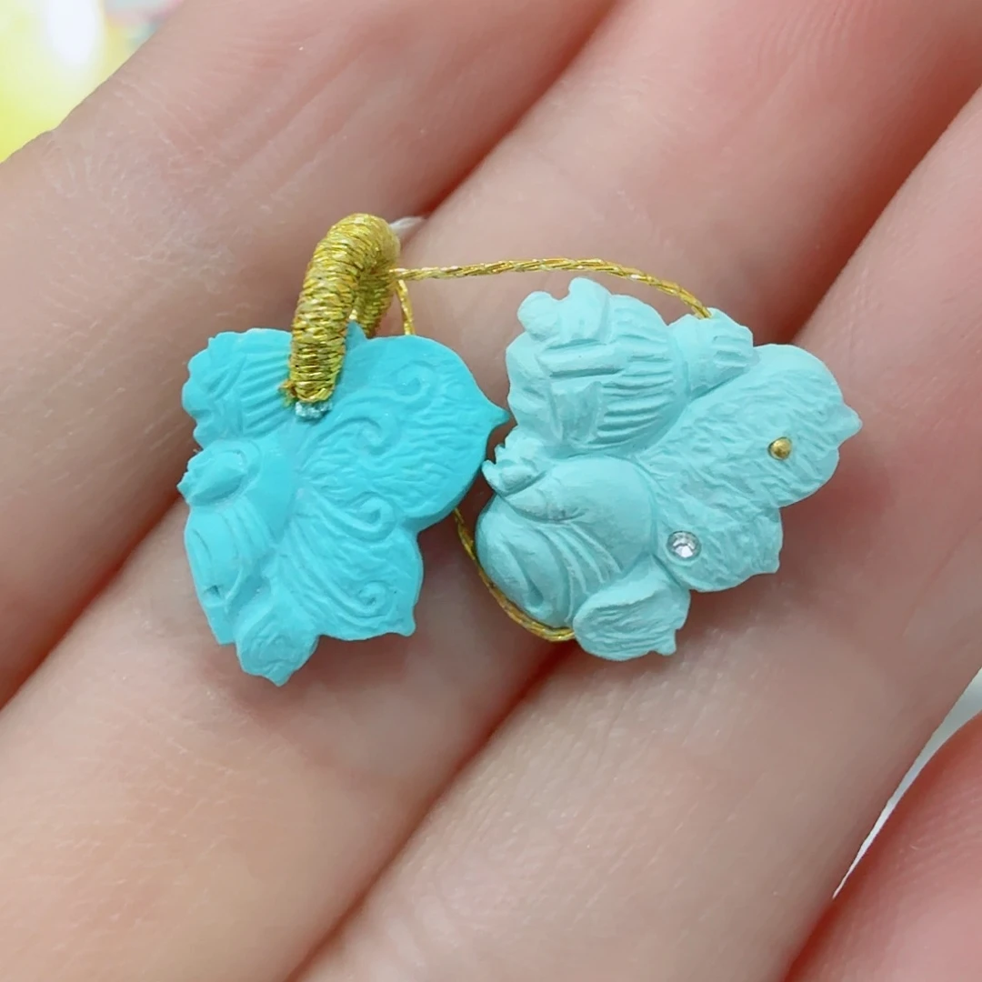 未镶嵌绿松石珠宝奇石