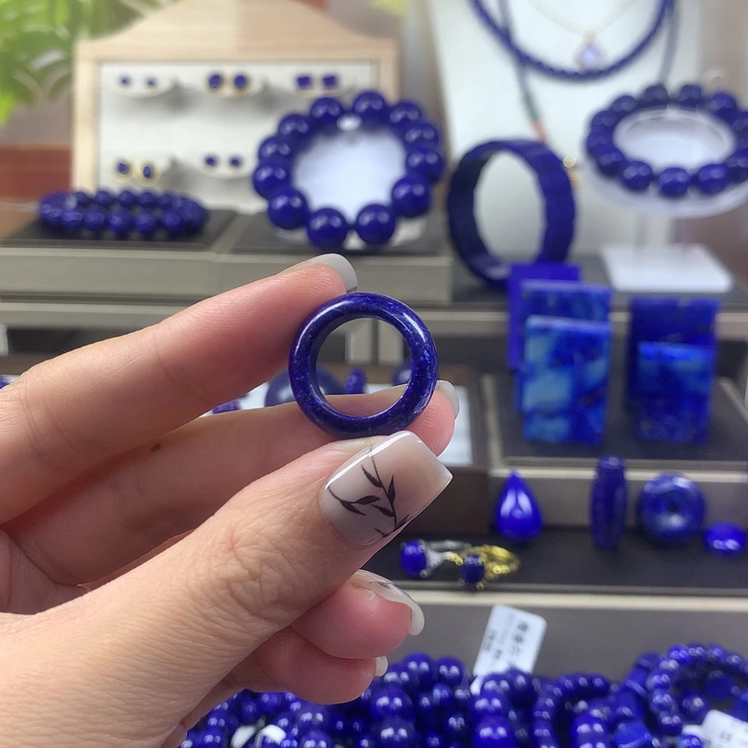 青金石未镶嵌青金石原矿跑环21m