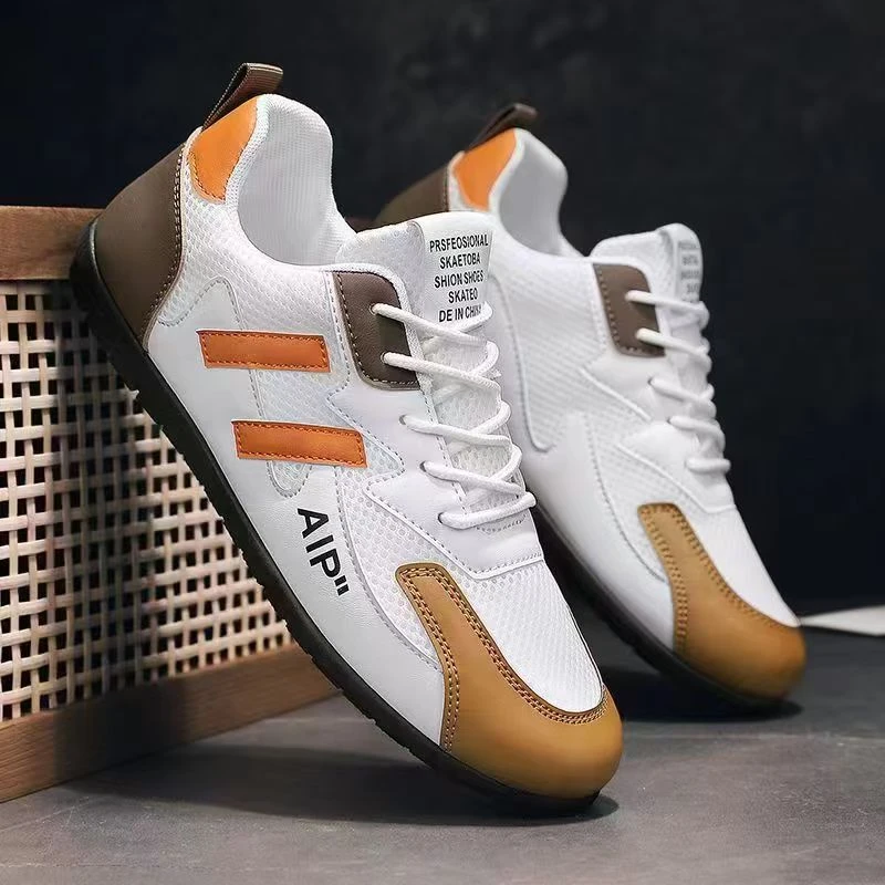 79网面透气男鞋休闲鞋2025春夏季新款豆豆鞋时尚板鞋男士百搭潮鞋