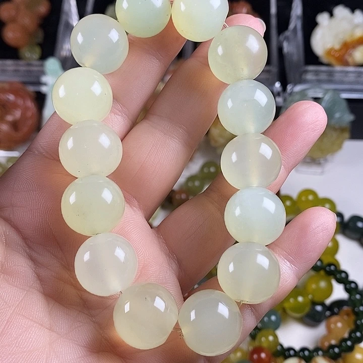 蛇纹石玉未镶嵌手串