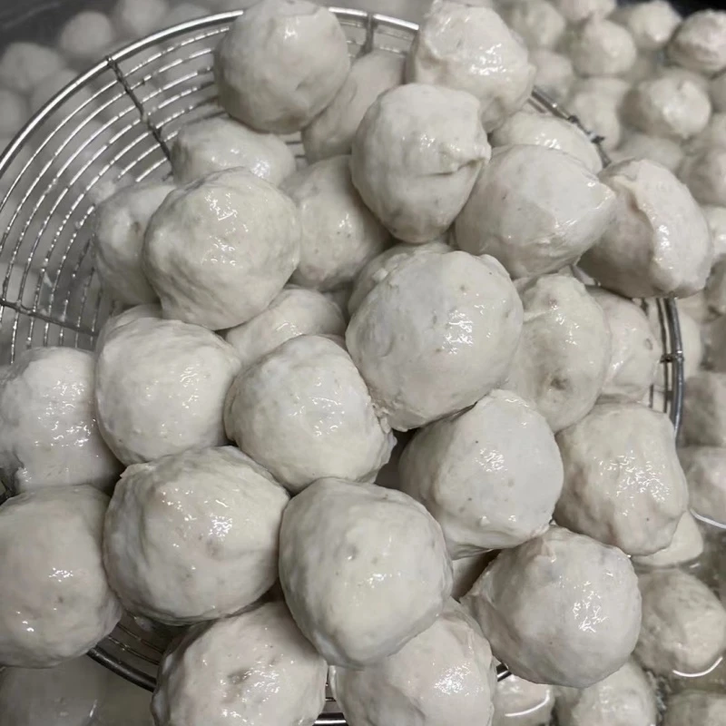 梅州客家鱼丸新鲜皖鱼肉手工现做蕉岭胡椒味皖鱼丸正宗客家特产