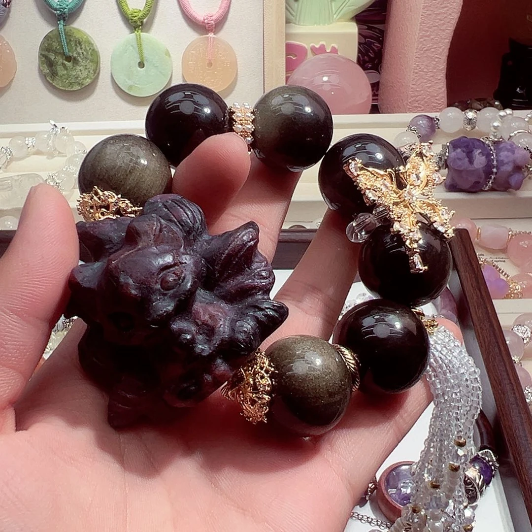 点***屁未镶嵌手链水晶水晶手链