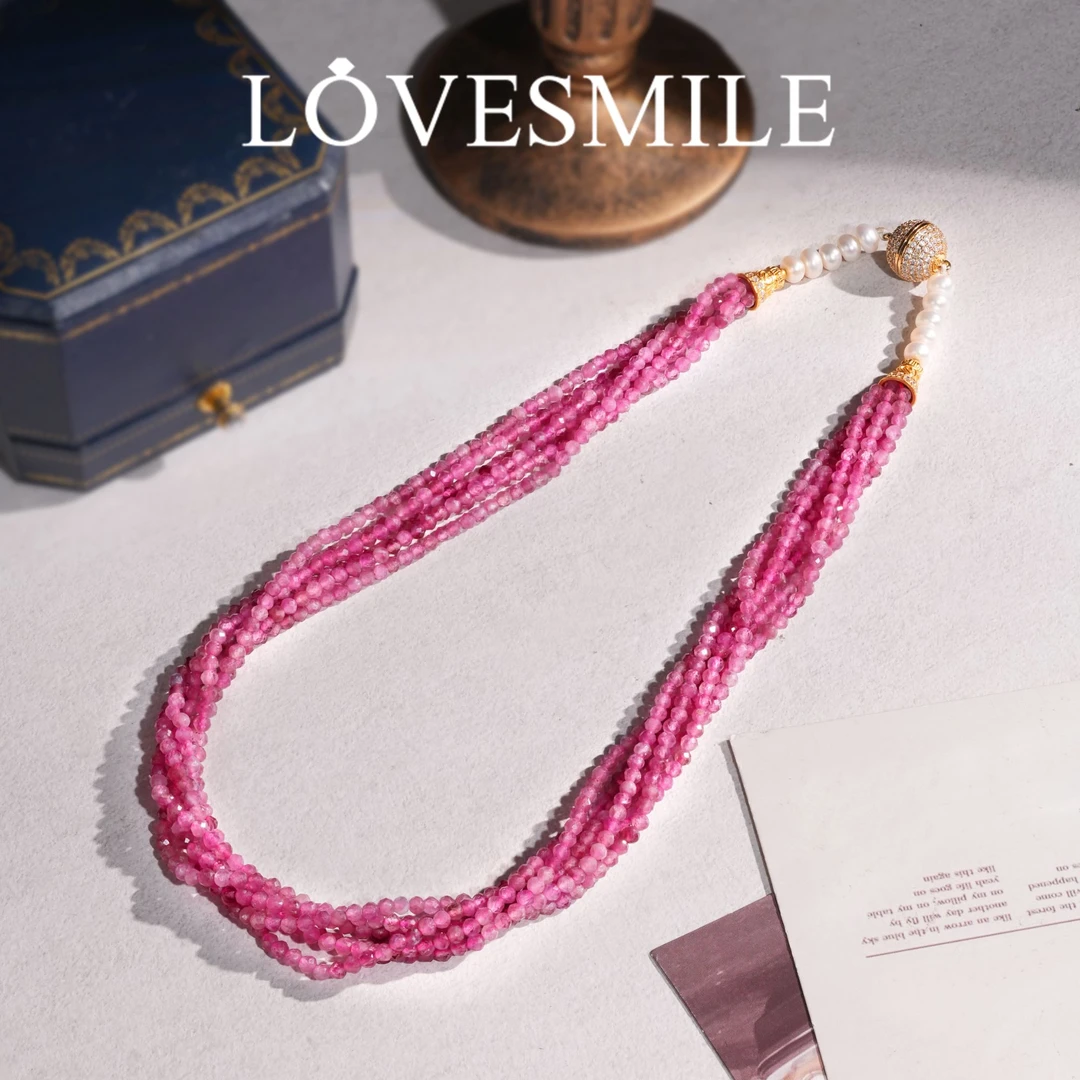 碧玺项链精美时尚气质