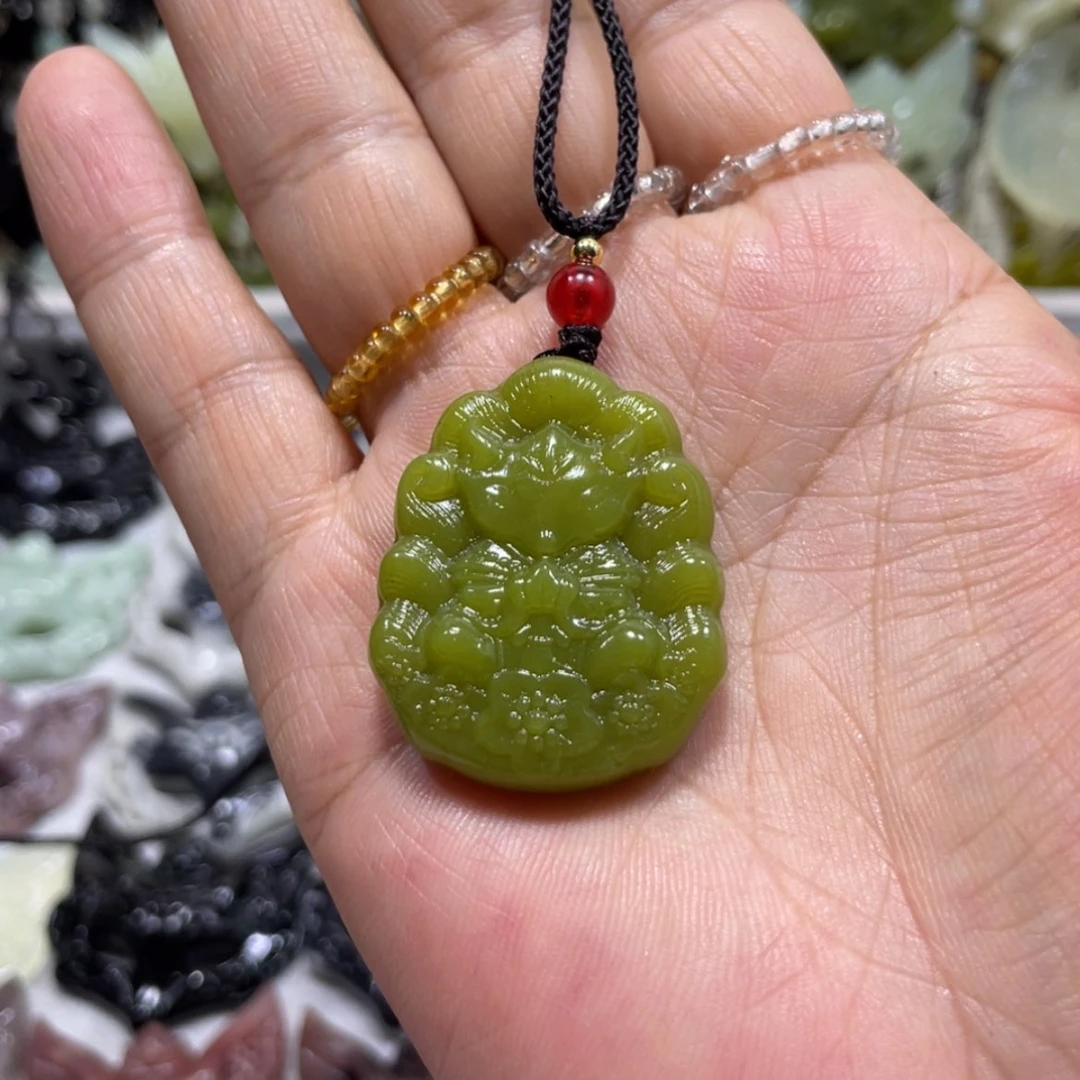 【闪购商品】岫玉颈饰未镶嵌41吊坠