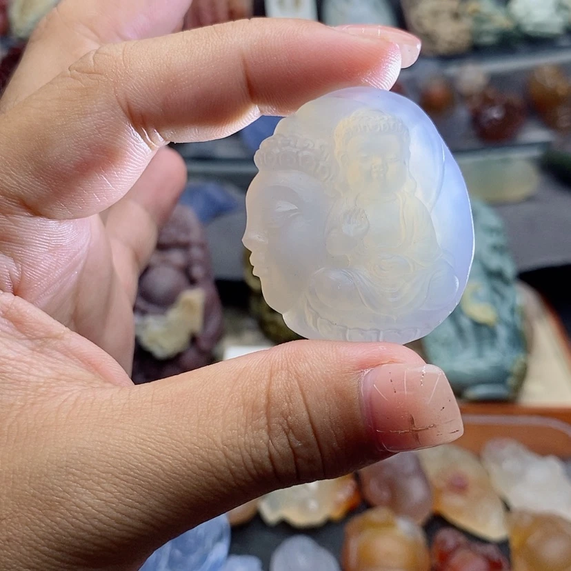 【闪购商品】未镶嵌吊坠定制玛瑙