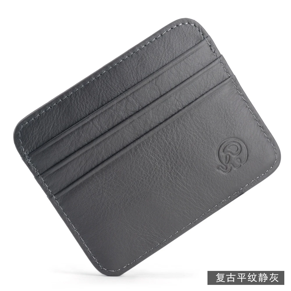 复古头层牛皮卡包女士简约卡片包小卡包