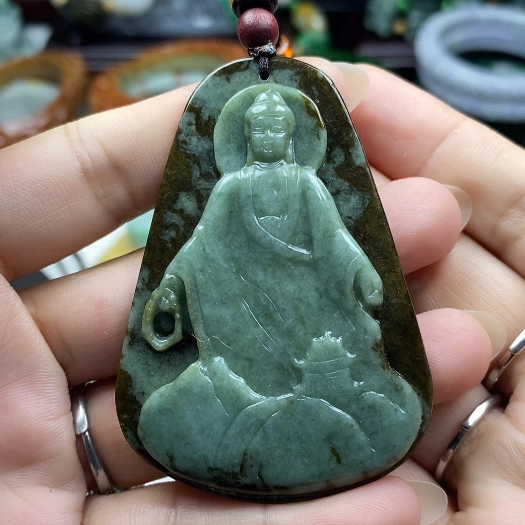 颈饰未镶嵌翡翠牌子