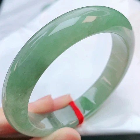 未镶嵌手镯翡翠55圈口010029