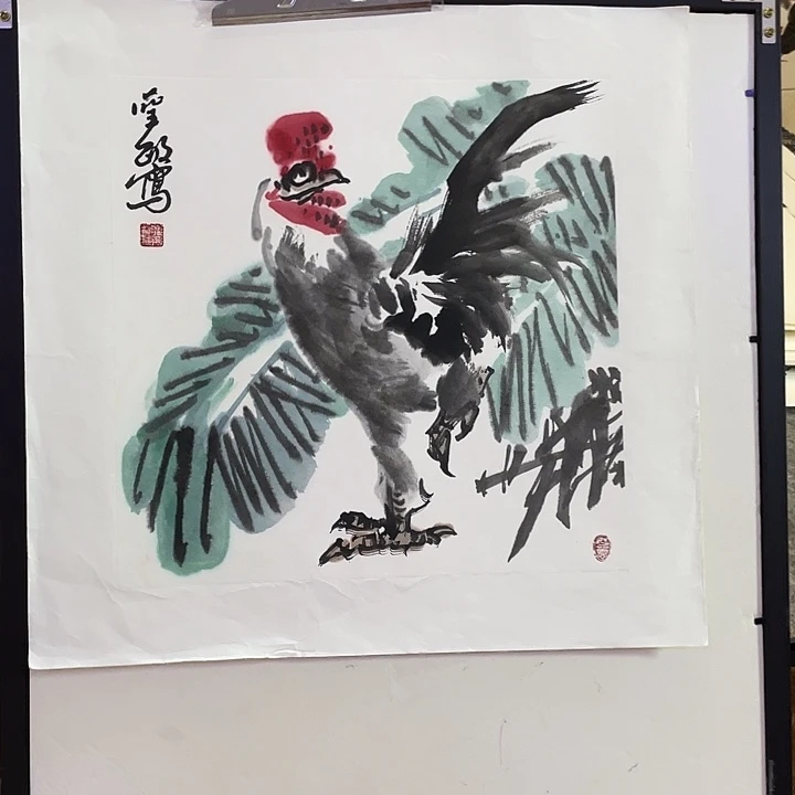 国画张圣敏先生纯手绘作品