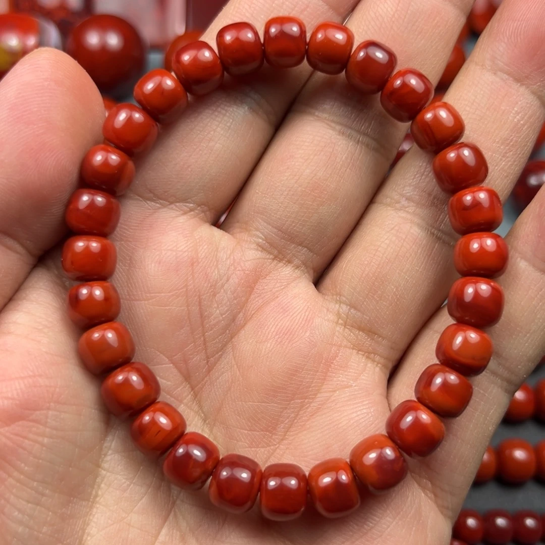 南红玛瑙未镶嵌珠宝奇石尺寸8/7+