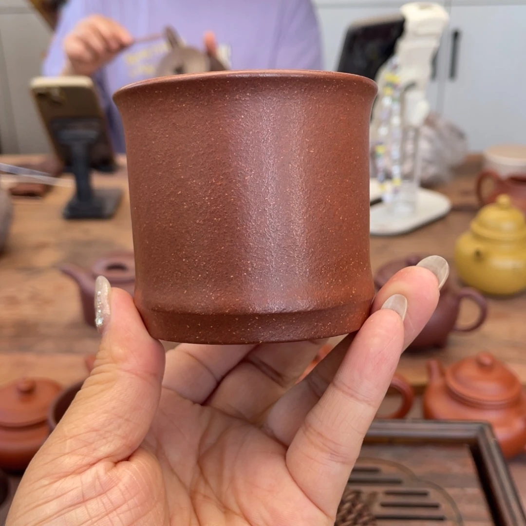 茶杯紫砂主人杯紫泥