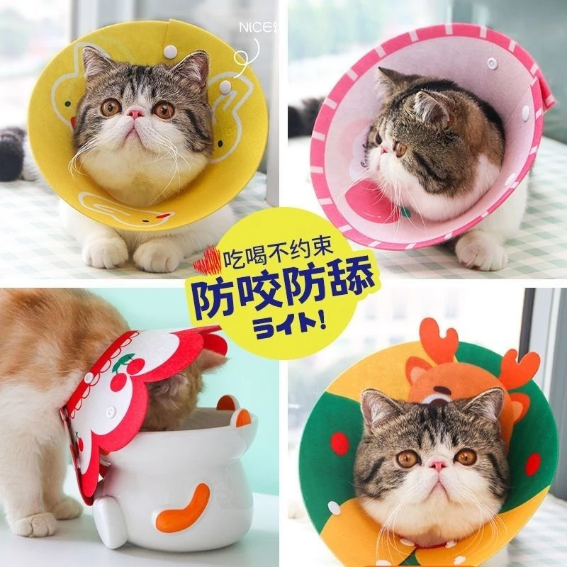 猫咪狗狗绝育防舔防抓伊丽莎白圈宠物用品头套脖圈