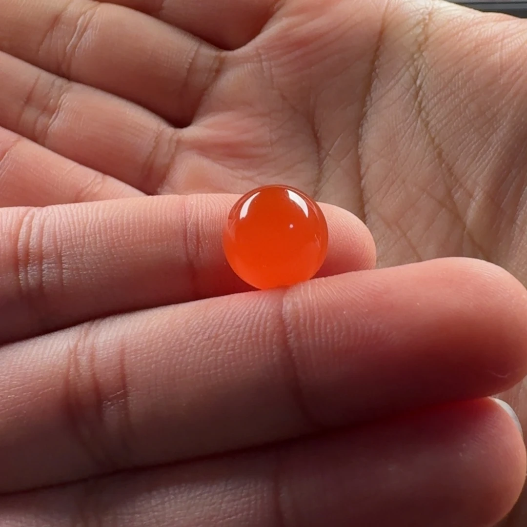 南红玛瑙未镶嵌圆珠11.7mm