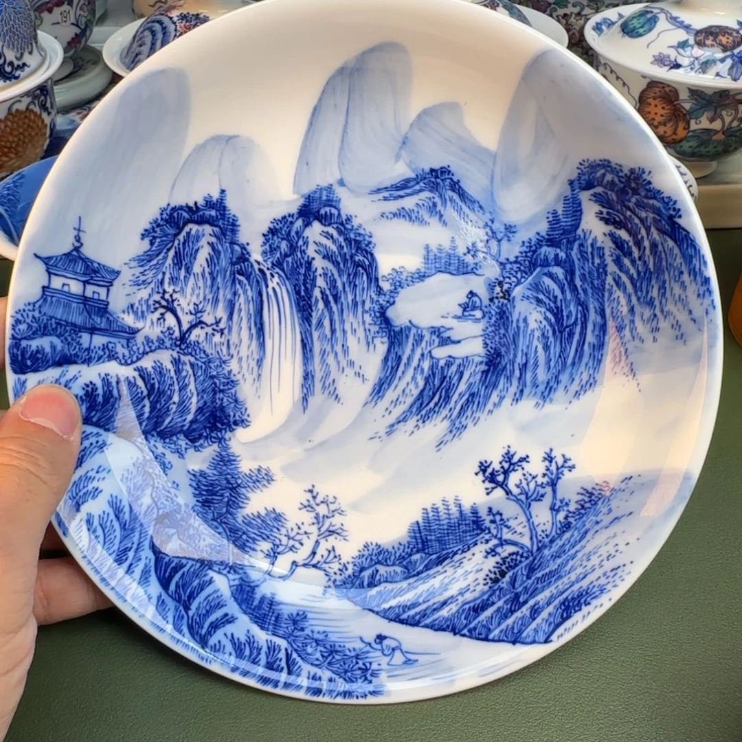 纯手工纯手绘茶具石头310