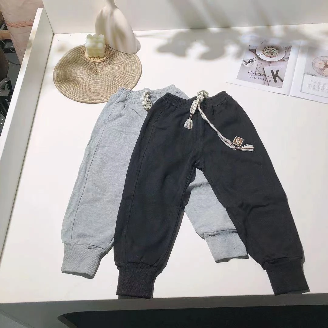 C156贝思儿童新款春秋G字母休闲裤96036