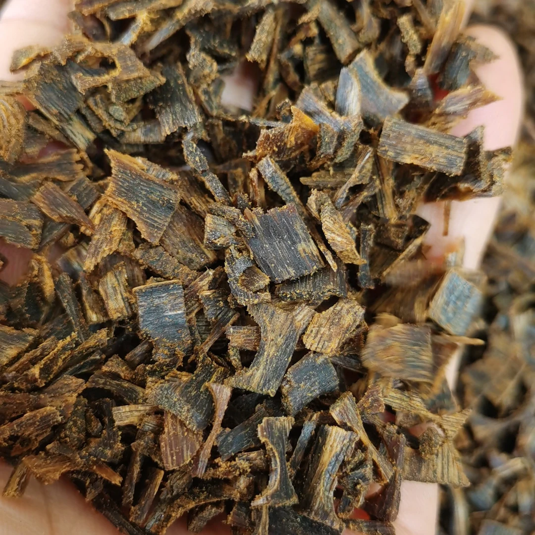 天然虫漏树皮油沉水打碎片香50克手工艺/非遗技艺