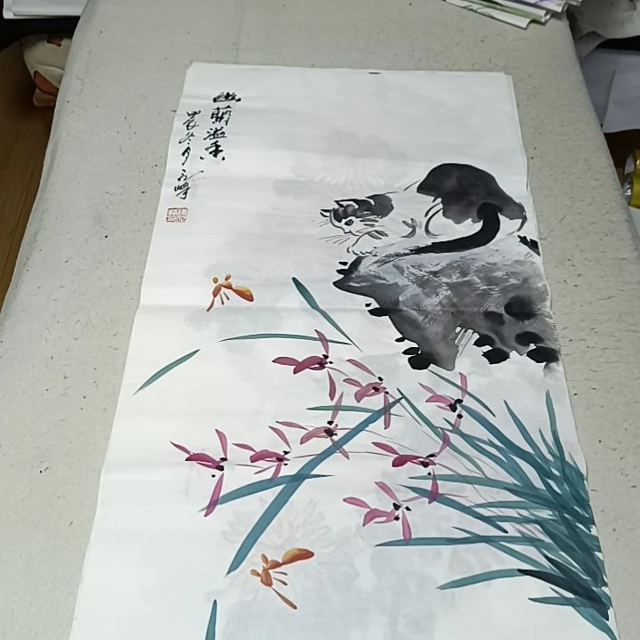 国画傻*哥国画花鸟花鸟国画