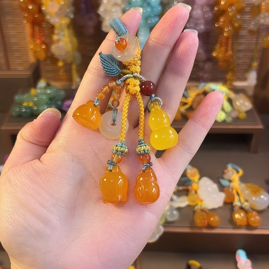 玛瑙/玉髓未镶嵌车挂