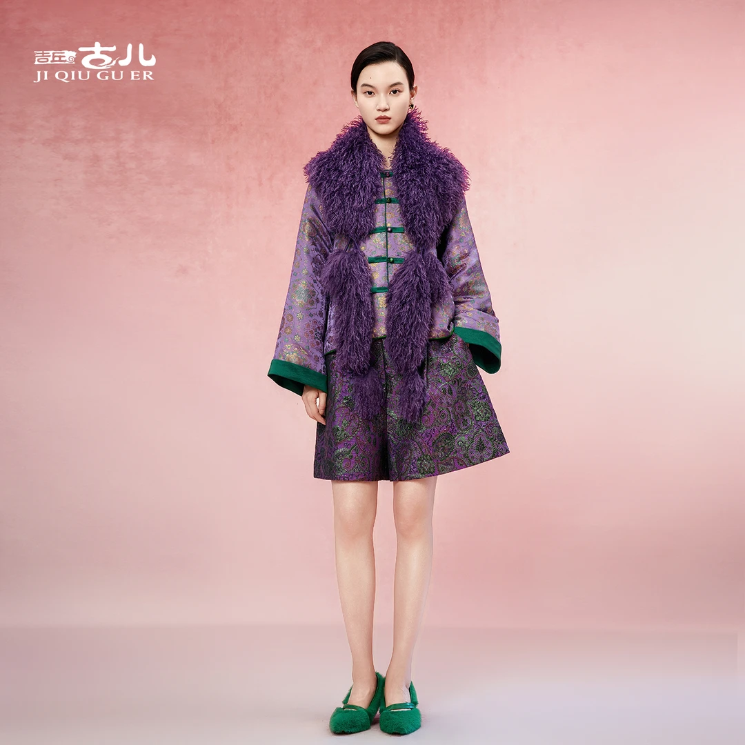 【活动专属】吉丘古儿原创厚实围巾毛毛保暖纯色围巾女G254W002