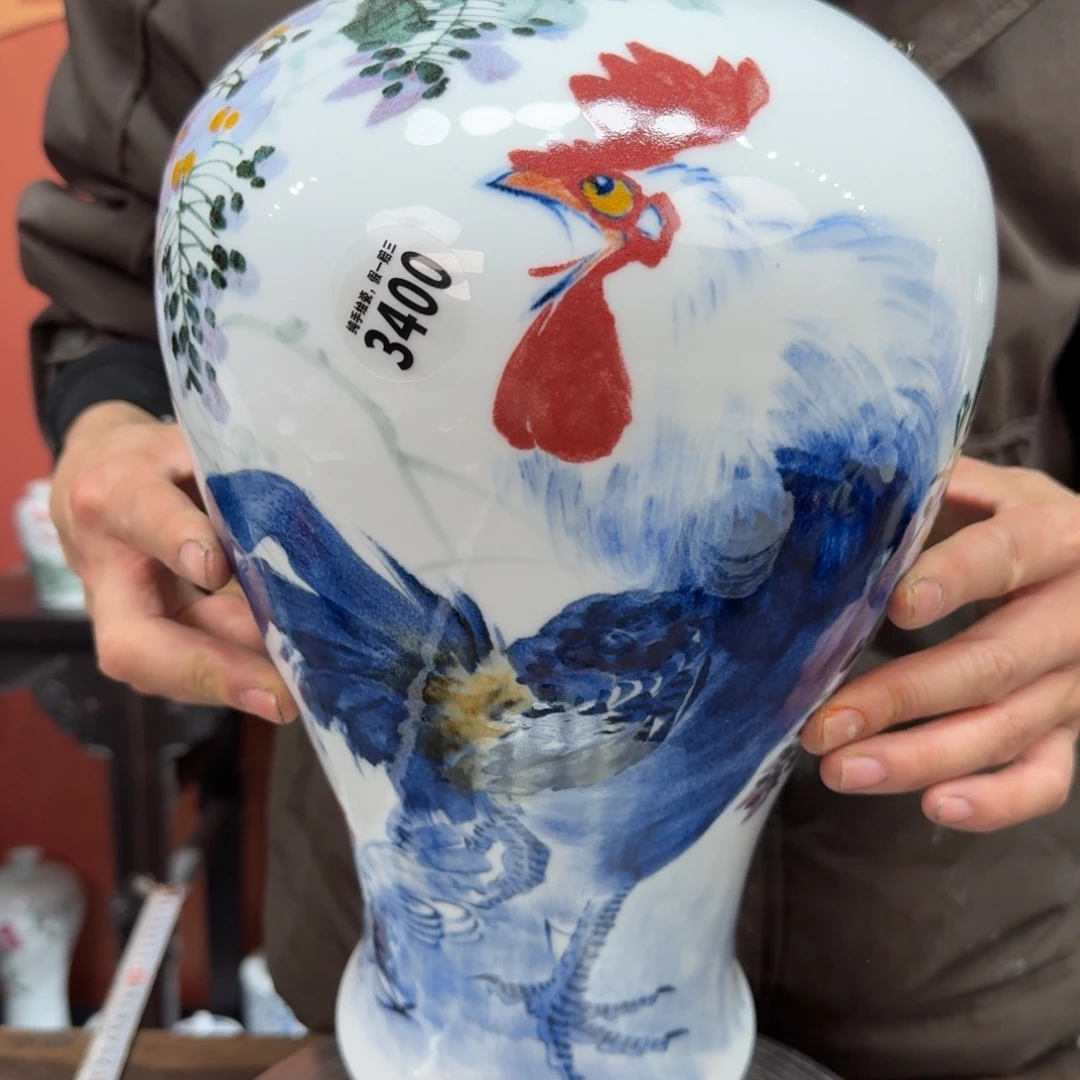 陶摆件吴义松甄选陶瓷3400