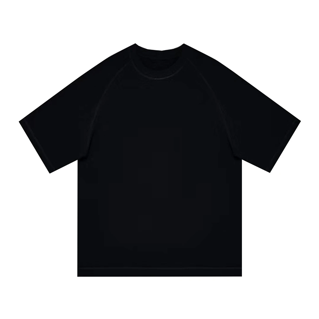 【5号链接】2025男女同款重磅情侣百搭休闲宽松T恤25S012