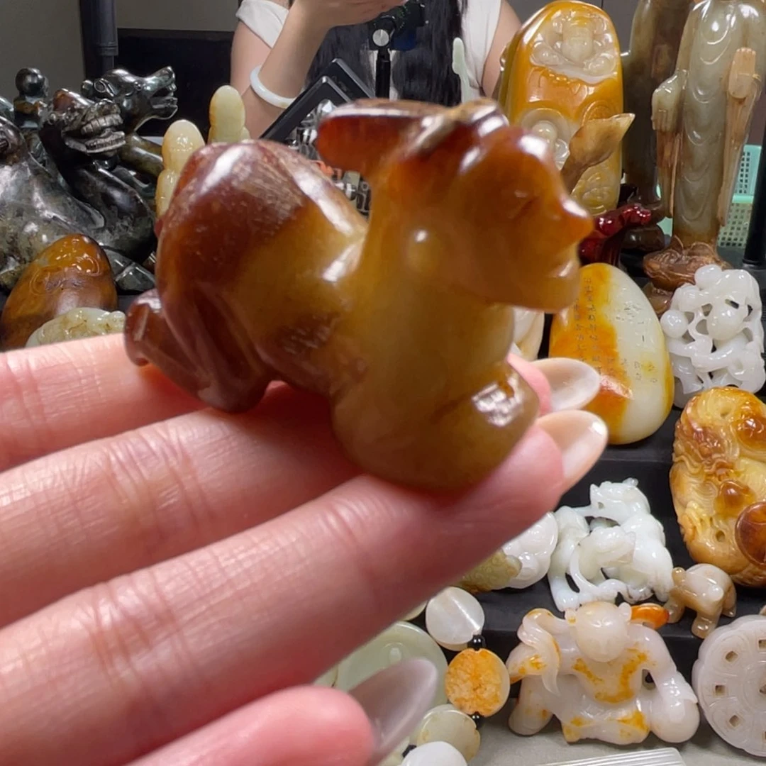 和田玉未镶嵌挂件21