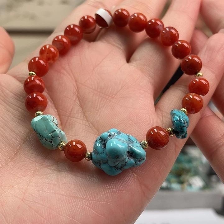 未镶嵌绿松石珠宝奇石