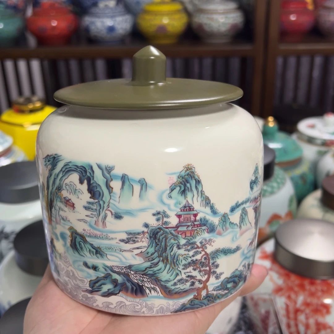 陶瓷茶叶罐密封罐