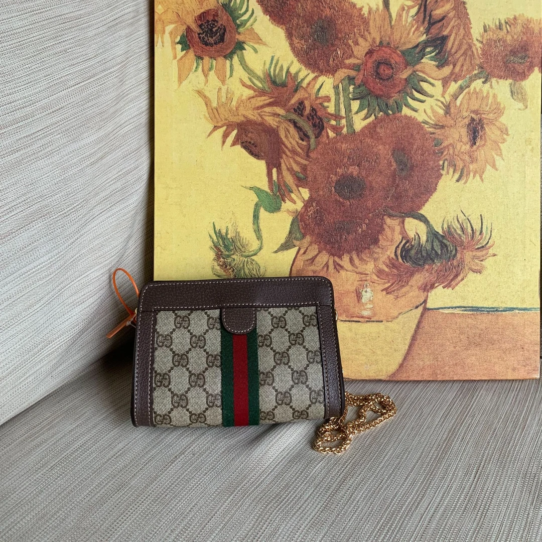 95新 GUCCI/古驰 老花夹子包/FYSY06730215/0215/XFP