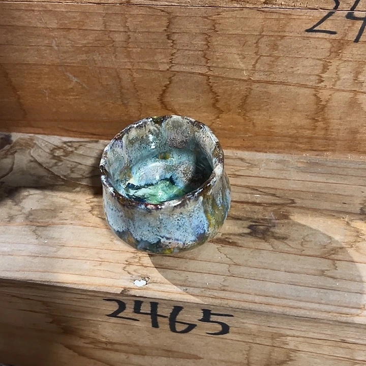 志野茶器茶杯 瑕疵