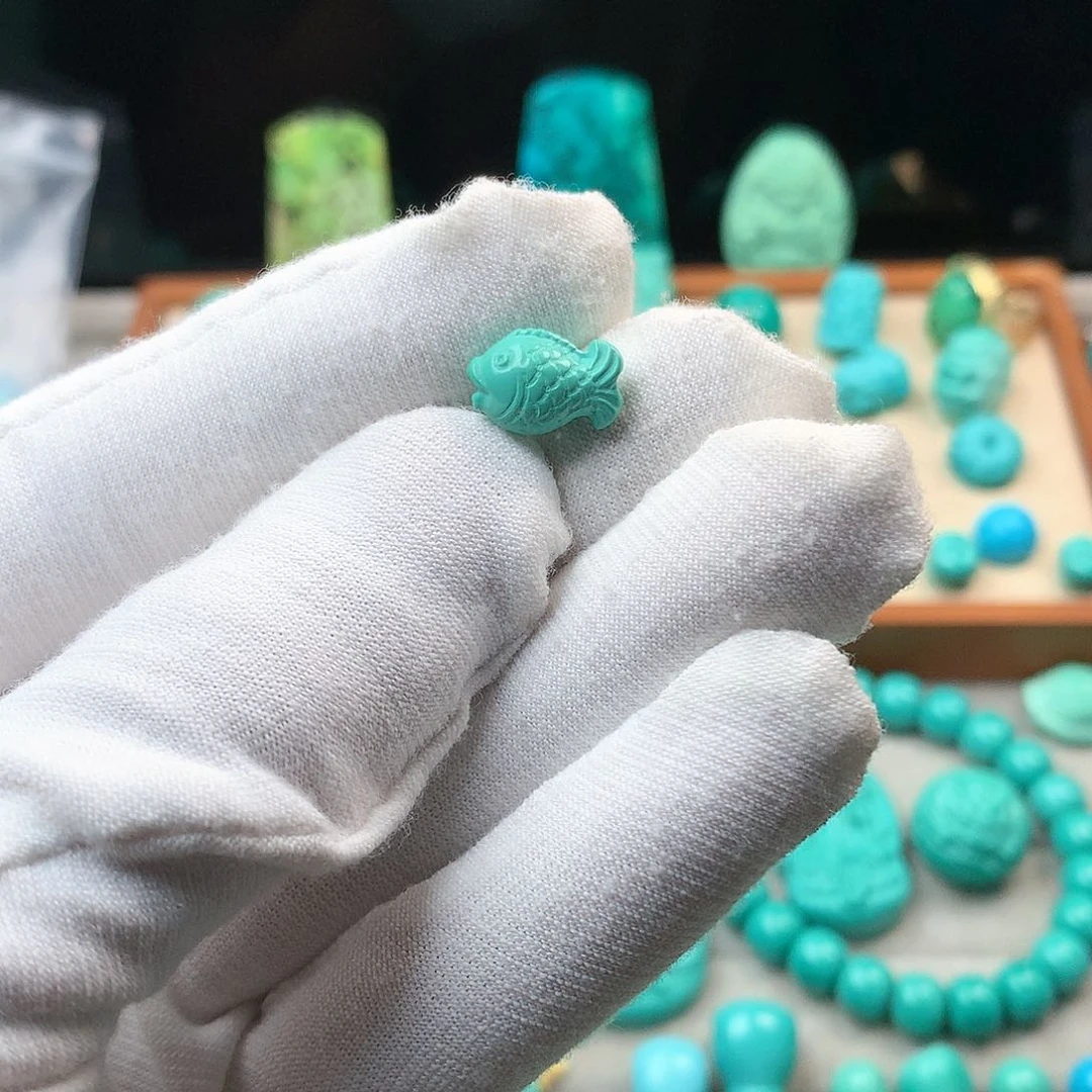 湖北原矿12*8mm小金鱼滴流
