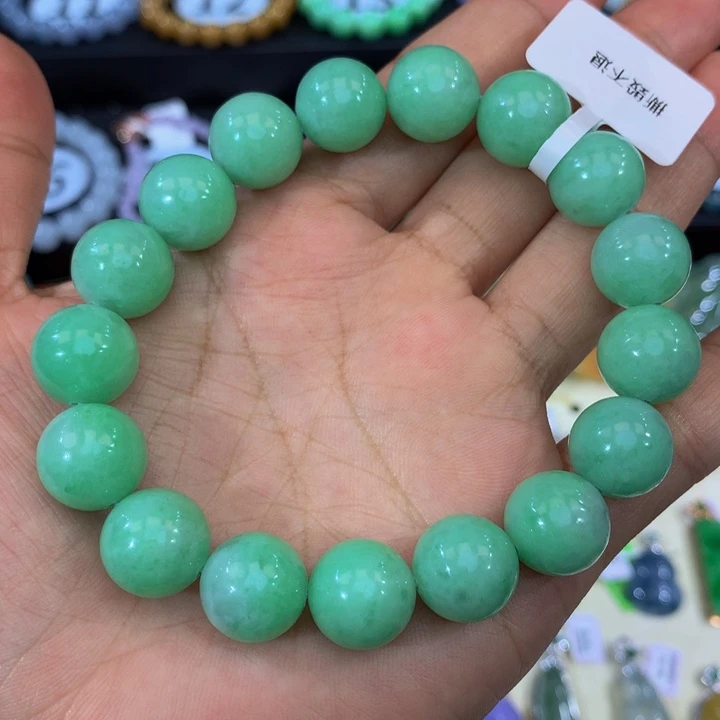 太***照未镶嵌手链翡翠翡翠12+