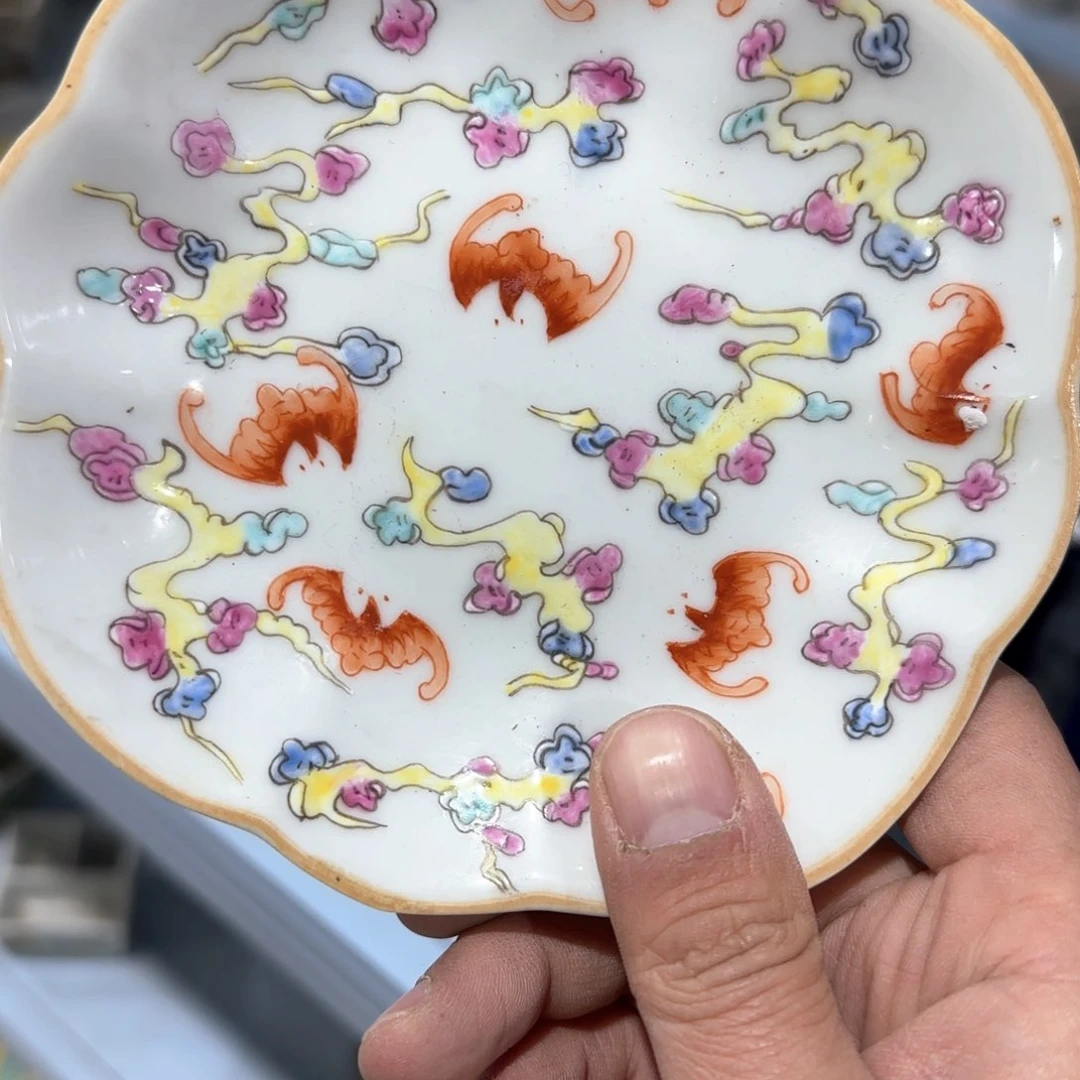 瓷片摆件手绘瓷器全部处理了吧