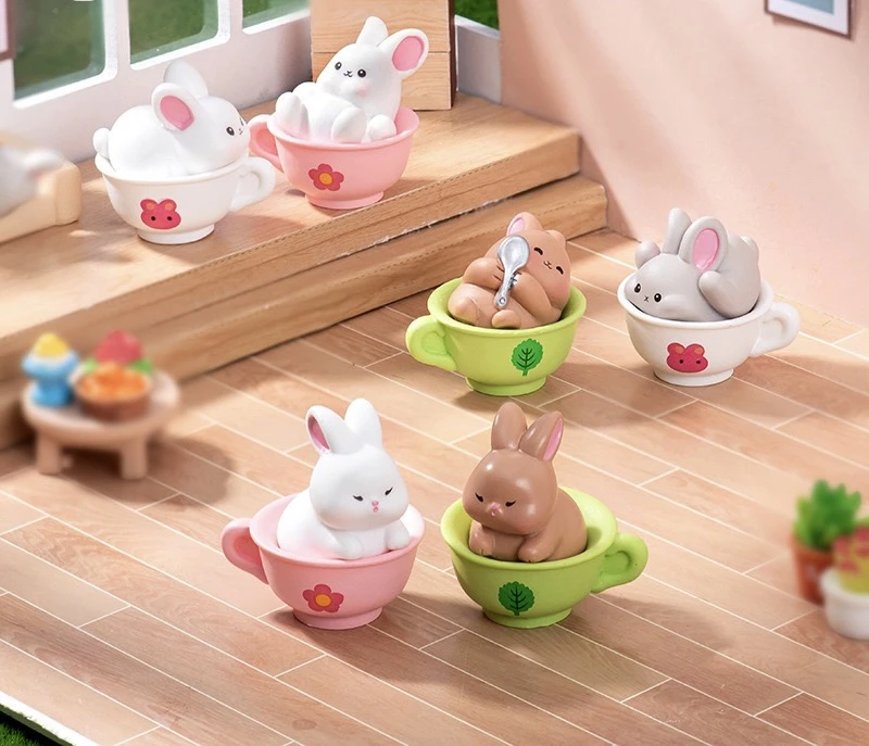 【对对碰】微景观可爱小兔网红公仔摆件diy桌面摆件