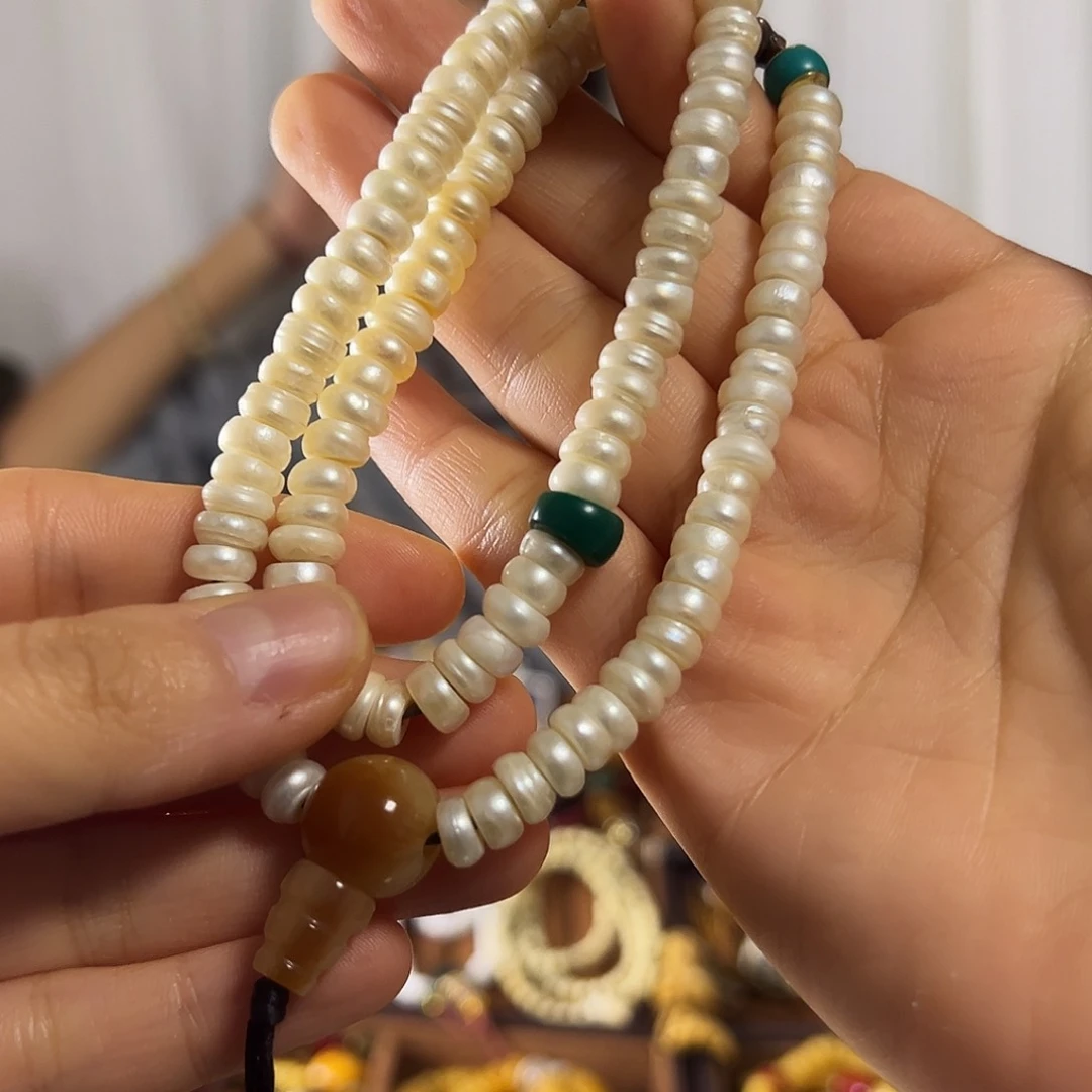 泥塑漂漂亮亮珍珍珠珠108念珠