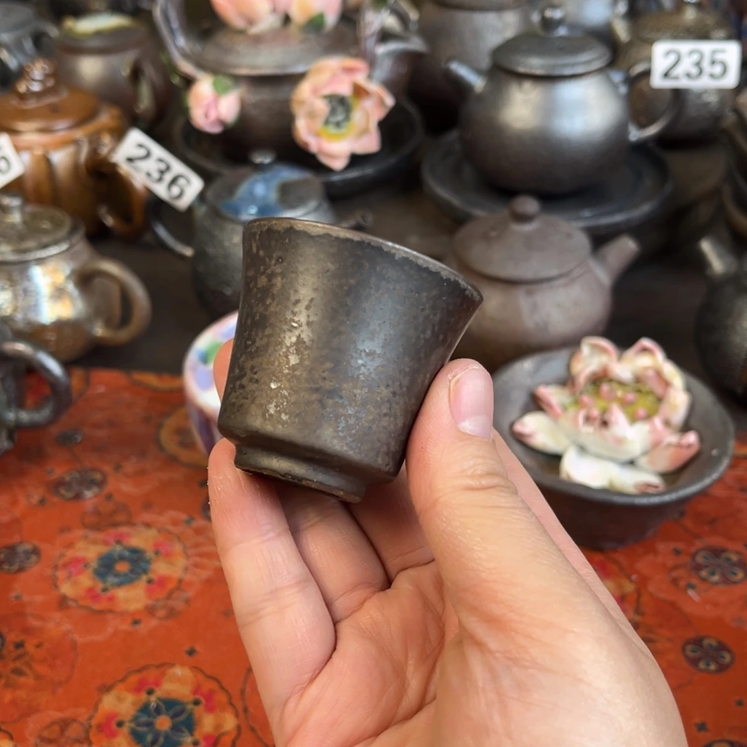 柴烧茶器主人杯杯