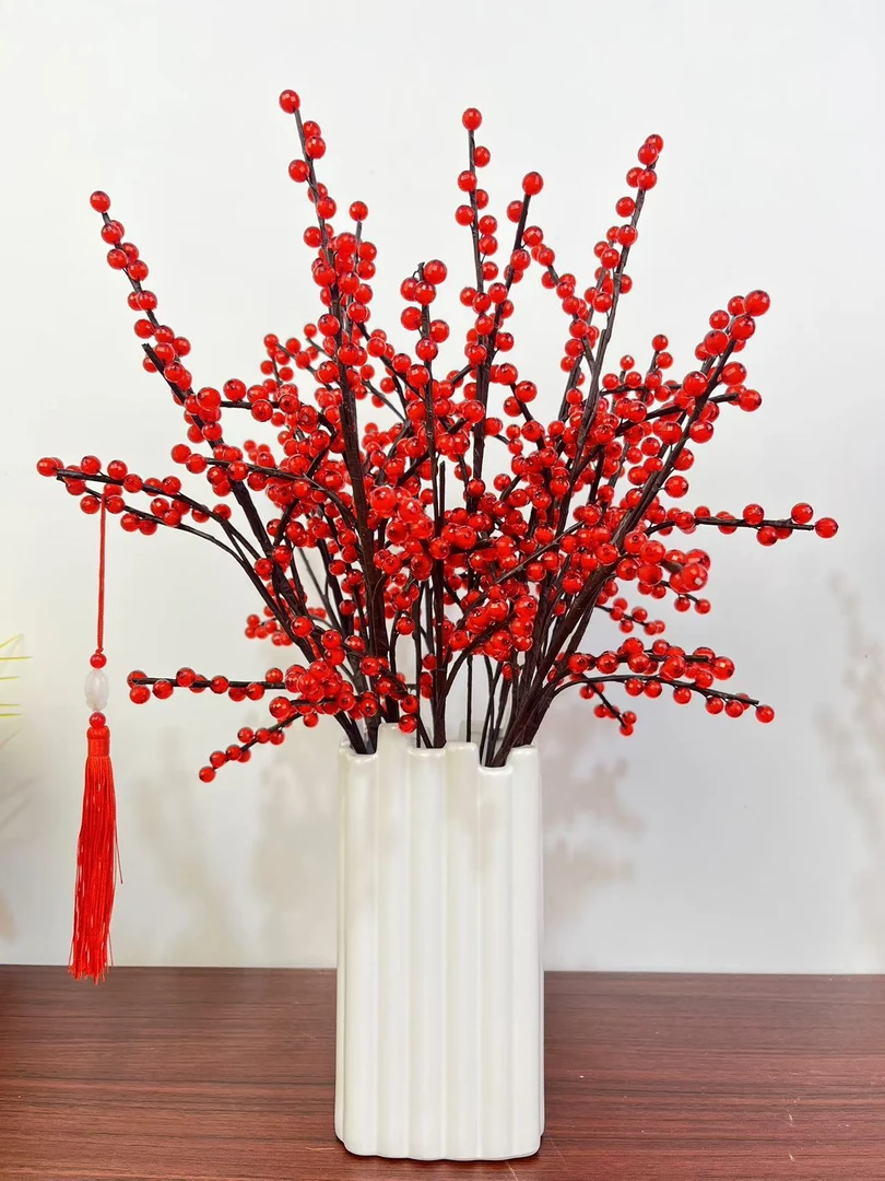 成品-升级款新年装饰居家乔迁发财果手工制作不含花瓶