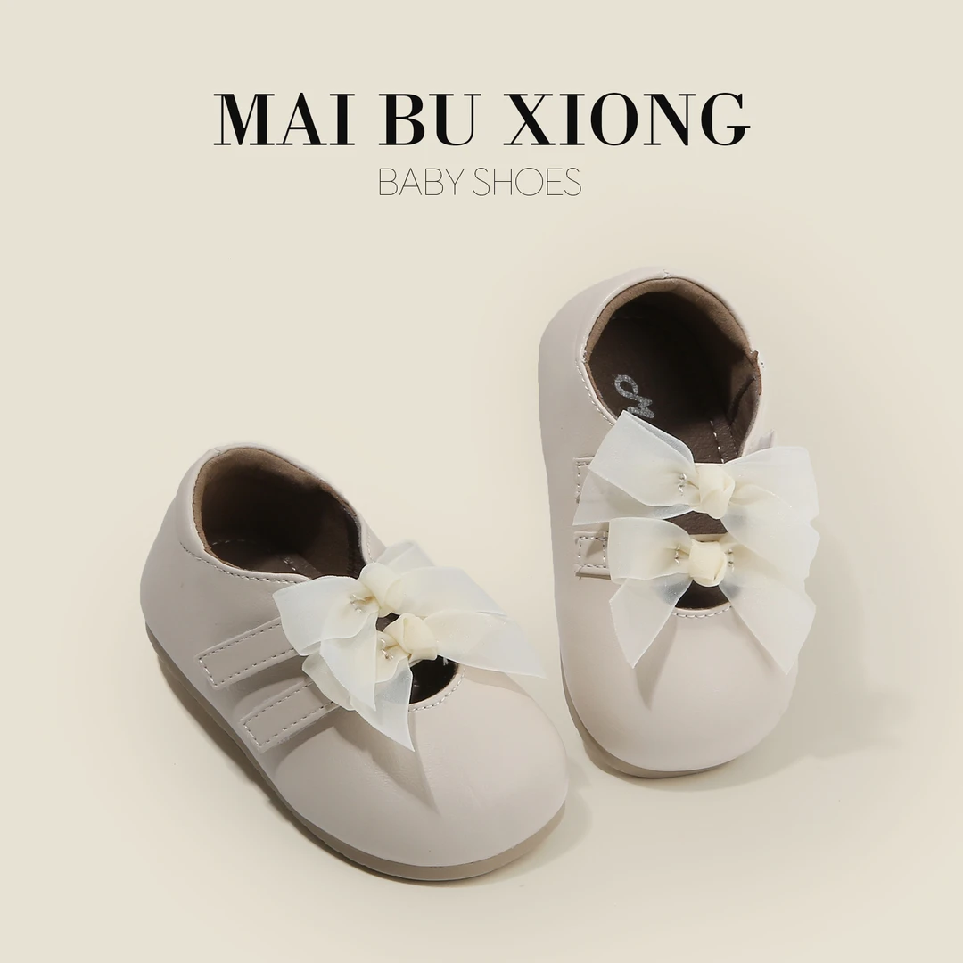 麦布熊女宝宝小皮鞋婴儿童软底学步鞋一岁女童单鞋秋季小童公主鞋