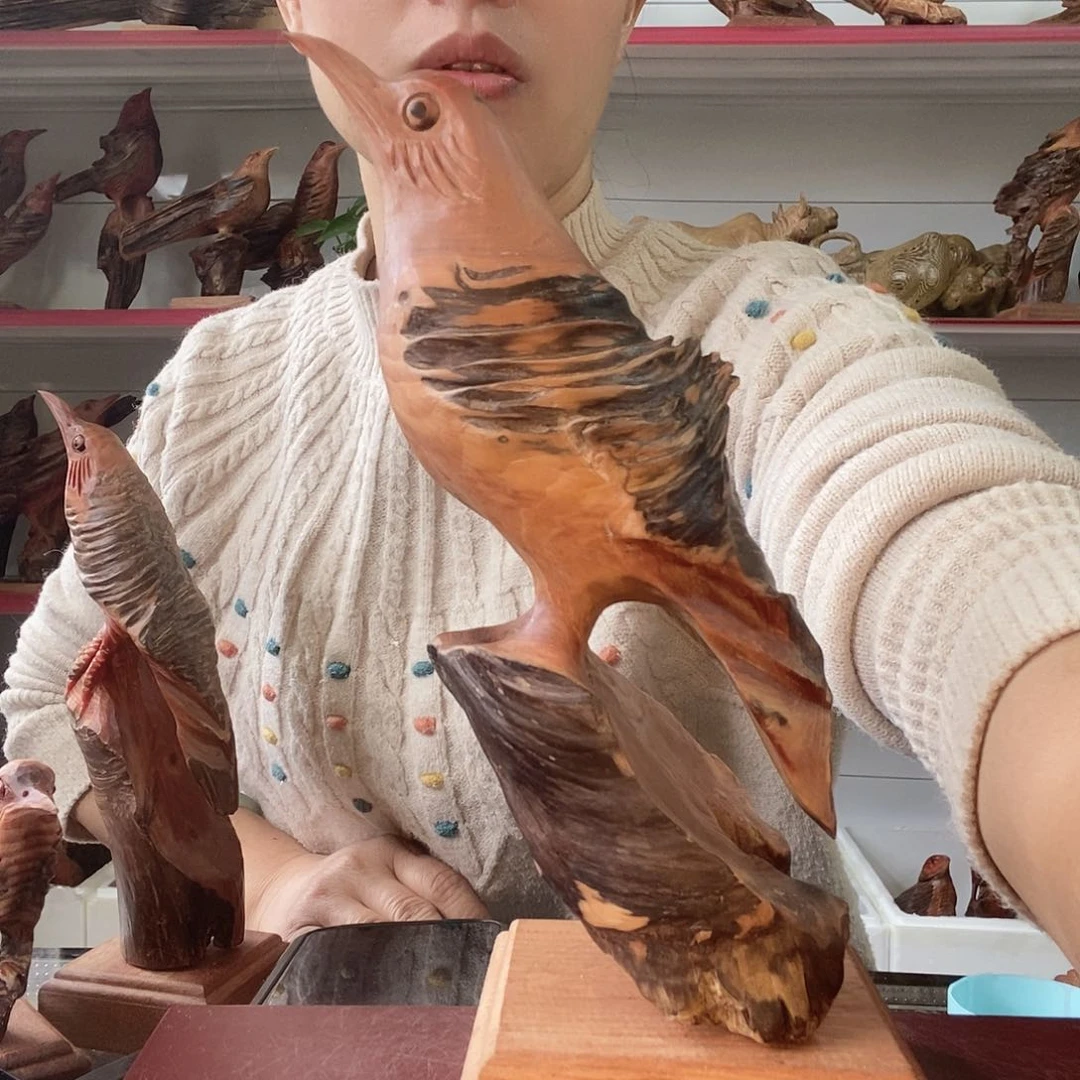 松木陈*琥珀木自然精美工艺品