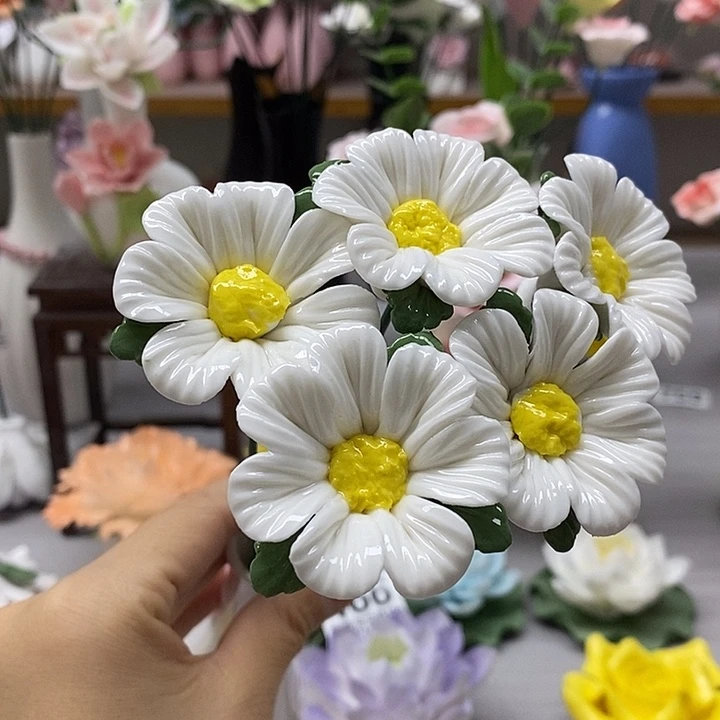 陶瓷陶瓷材料小雏菊