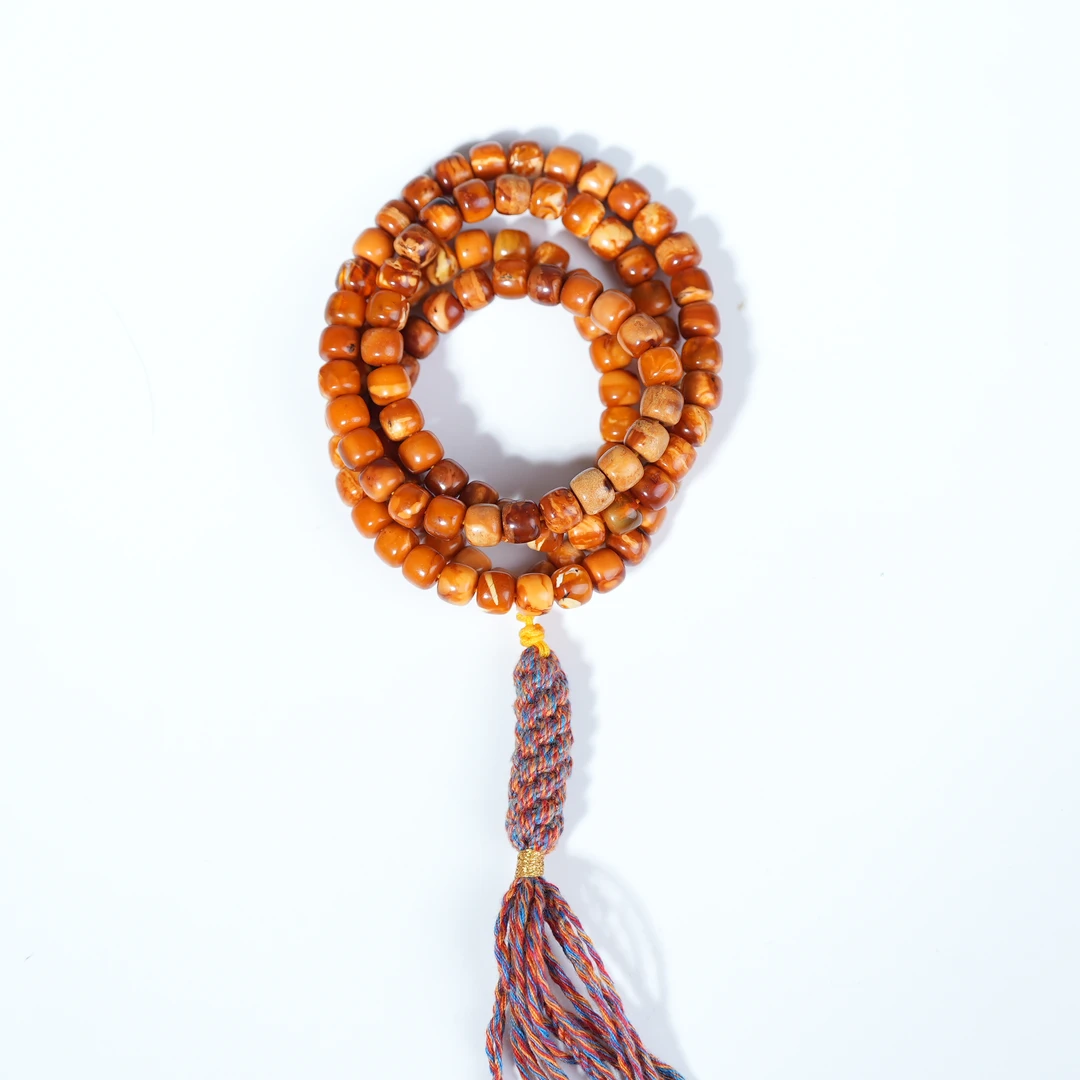 十九世纪老花蜡念珠【文物宝库】ML251214010