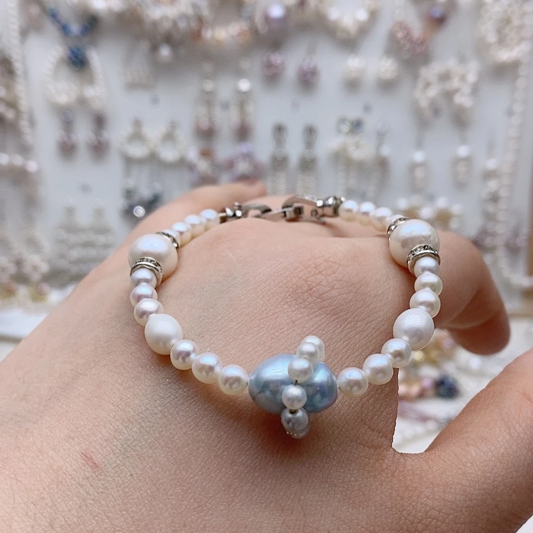 淡水珍珠未镶嵌耳饰