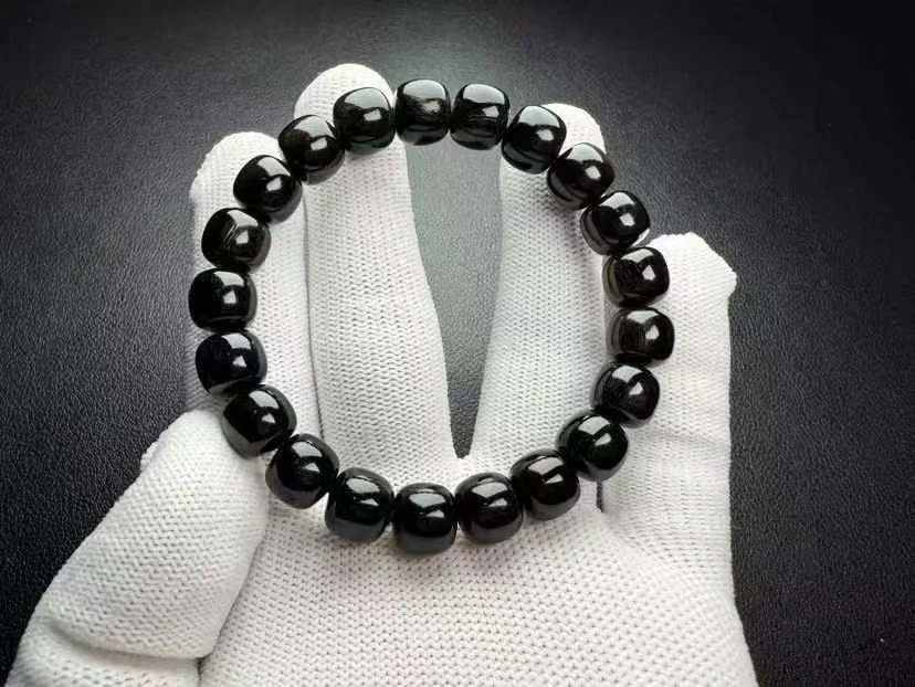 非金属木质手链 驴蹄子老型桶珠手串各尺寸纹路清晰工厂自产自销