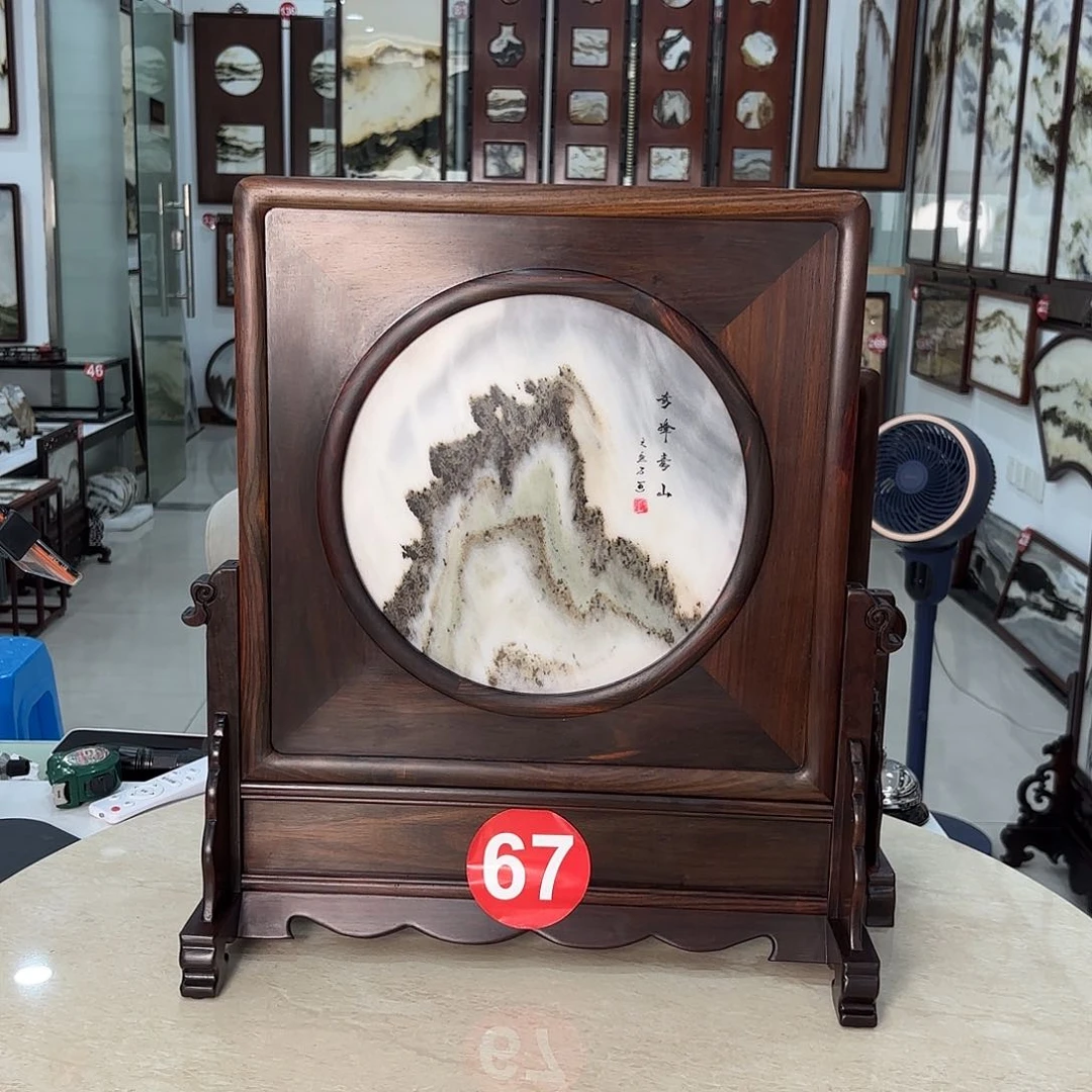 石材叮***机天然云石摆件