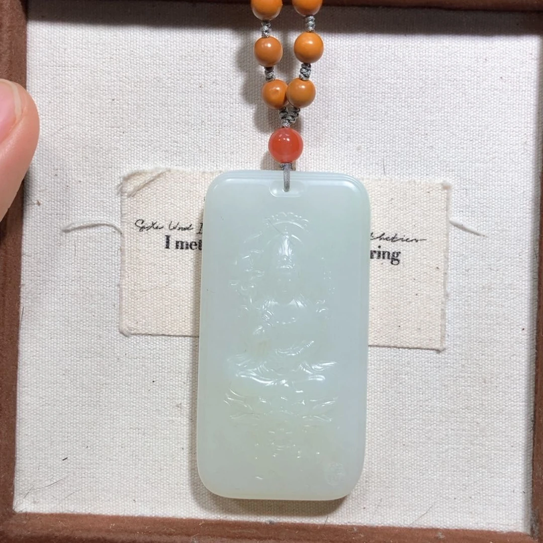 和田玉（糖玉）颈饰未镶嵌