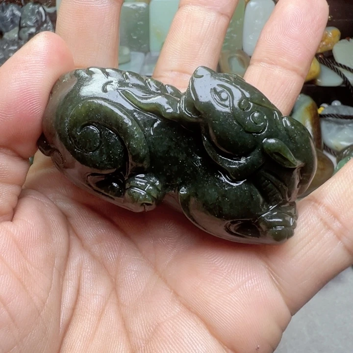 和田玉把件未镶嵌