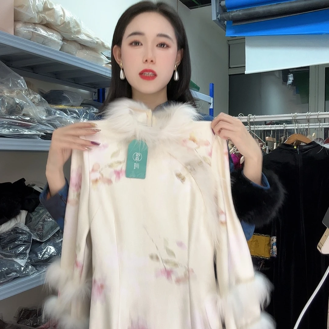 旗袍是一种很好的装饰品