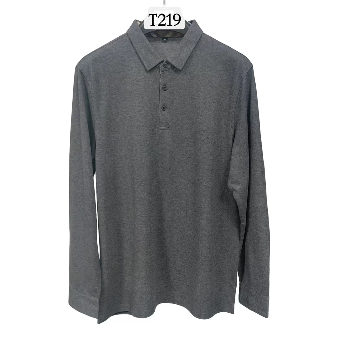 T219【雅格SD】新款商务男士长袖POLO衫#6040
